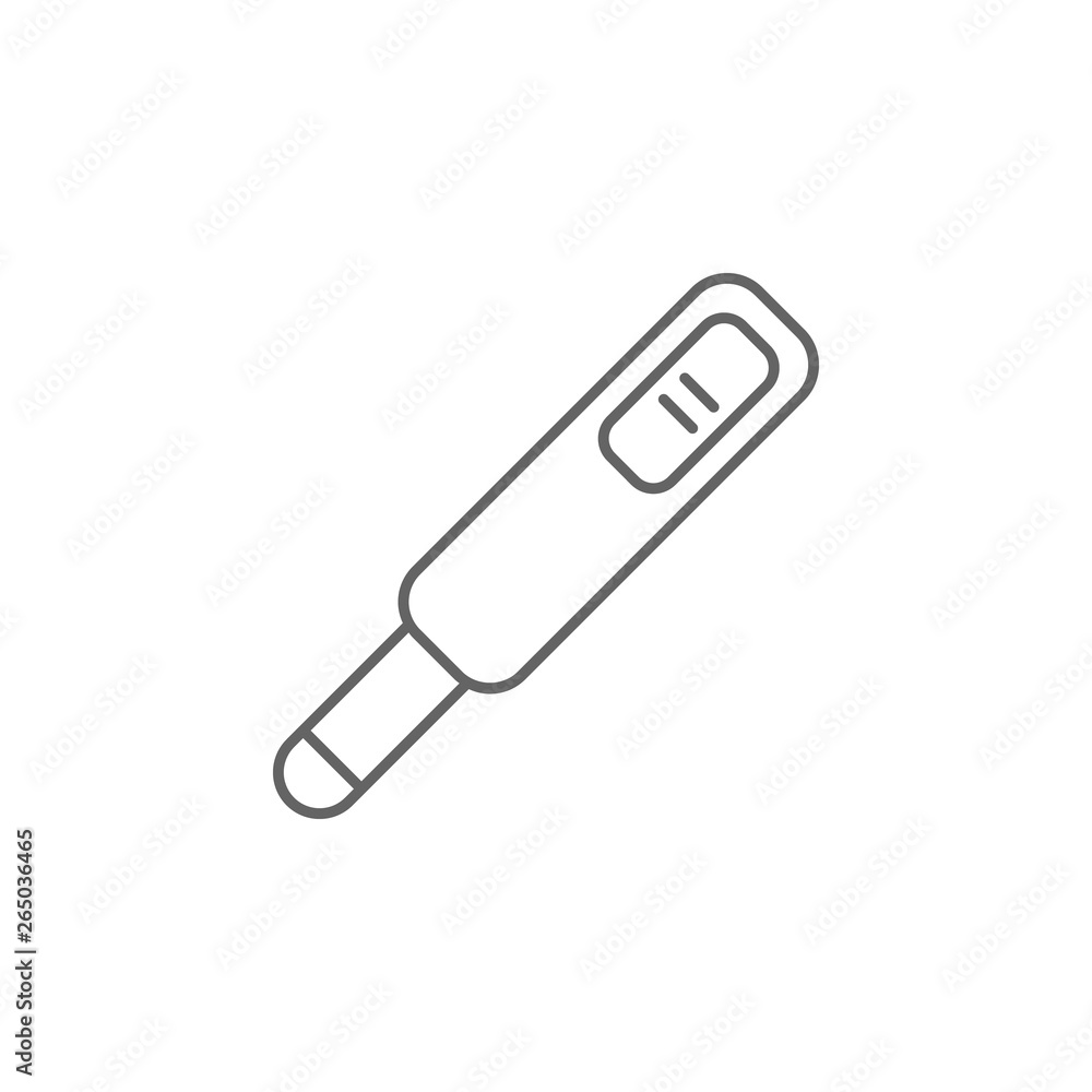 Poster artificial insemination, test icon. element of artificial insemination icon. thin line icon for webs