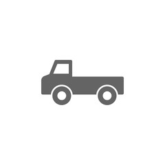 Fototapeta na wymiar pickup truck icon. Element of simple transport icon. Premium quality graphic design icon. Signs and symbols collection icon for websites