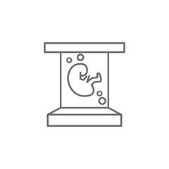 Artificial insemination, baby icon. Element of artificial insemination icon. Thin line icon for website design and development, app development. Premium icon