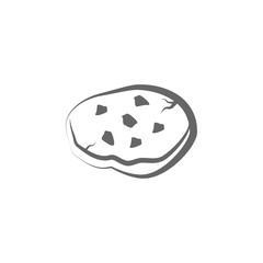 Pita bread hand drawn icon. Element of bread icon. Thin line icon for website design and development, app development. Premium icon
