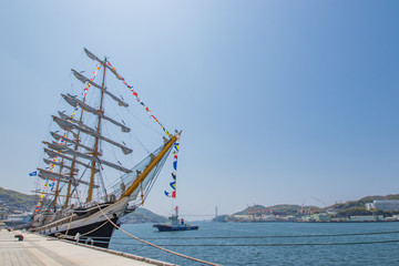 長崎帆船祭り Nagasaki Sailing ship Festival　長崎県長崎港　パラダ