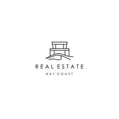 Real Estate Bay Logo Design Inspiration custom logo design vector