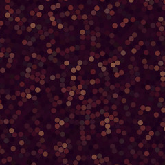 Simple confetti background, vector illustration. Pattern with mixed small brown spots.
