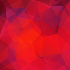 Background of geometric shapes. Red mosaic pattern. Vector EPS 10. Vector illustration