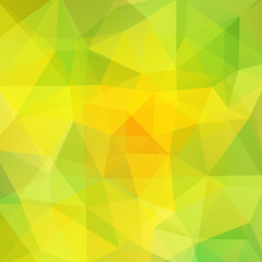 Abstract geometric style green background. Vector illustration