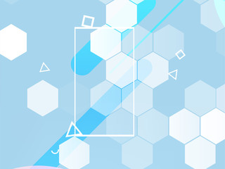 Geometric abstract medical background