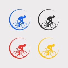Obraz premium BICYCLE LOGO TEMPLATE