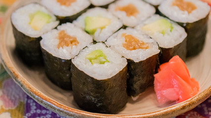 Sushi aguacate
