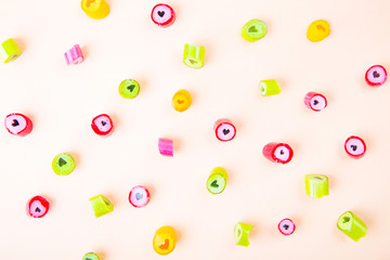 Colorful small candy. 