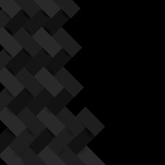 Obraz premium Black 3D modern background design