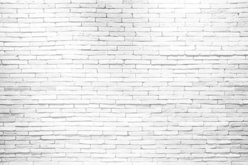 White Brick Wall Background with Light Leak.