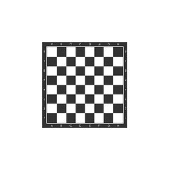 Chess board icon isolated. Ancient Intellectual board game. Flat design. Vector Illustration