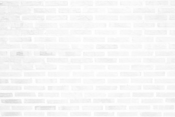 Fototapeta na wymiar White Brick Wall Texture Background.