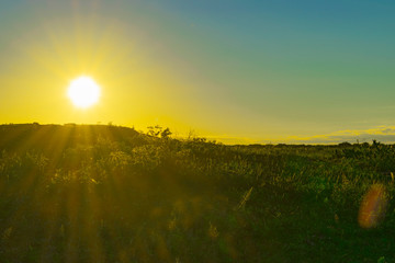 Atardecer de Campo