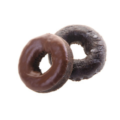 donut or donut with concept on a background.