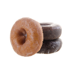donut or donut with concept on a background.