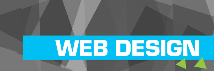 Web Design Grey Blue Stripe Triangle 