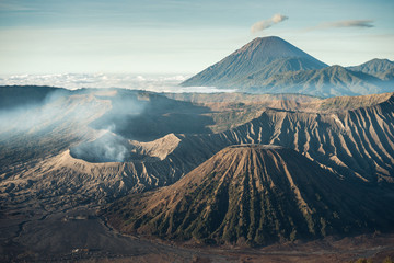 Fototapeta premium mount Bromo morning sunrise,famous travel location in Indonesia