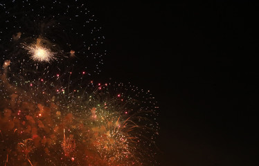 Silvester Feuerwerk Raketen an Neujahr
