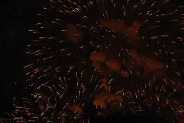 Silvester Feuerwerk Raketen an Neujahr
