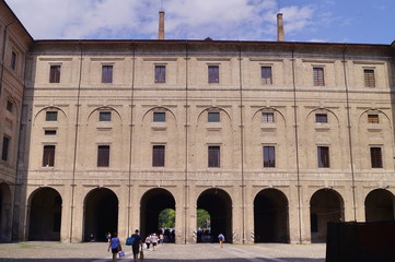 Fototapeta na wymiar Pillotta Palace, Parma, Italy