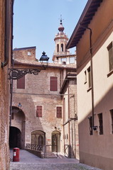 Vescovado alley, Parma, Italy