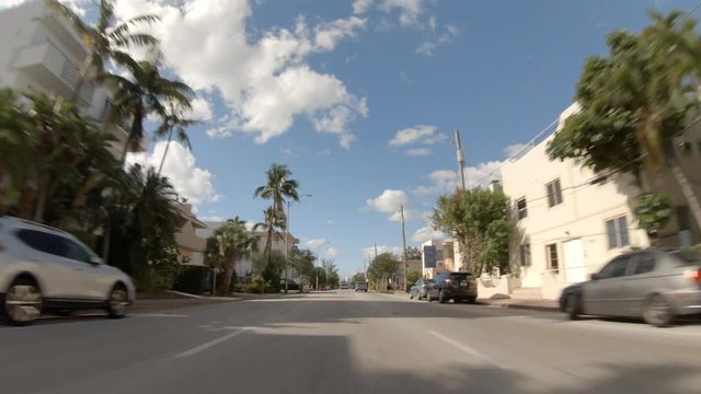 Driving tour Miami Beach Collins Avenue 70th Streets