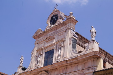 Fototapeta na wymiar Church of San Giovanni Evangelista, Parma, Italy