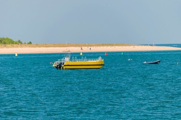 Fototapeta premium Bateau à moteur.