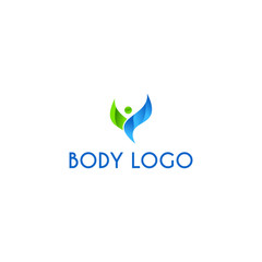Obraz premium nature body logo and vector