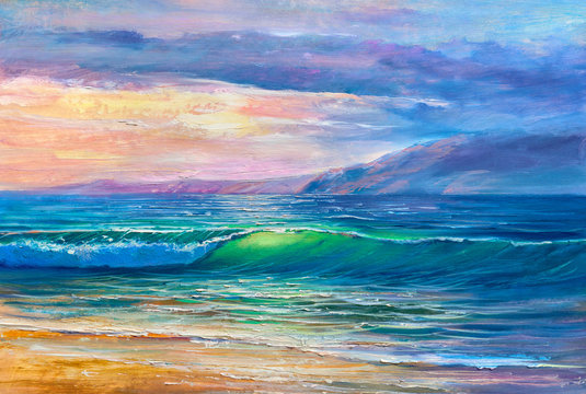 painting seascape
