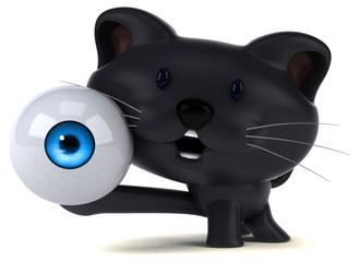 Fun cat - 3D Illustration