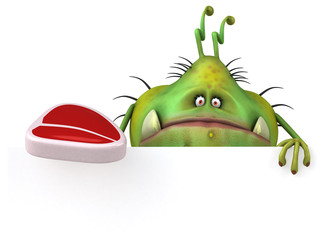 Fun germ - 3D Illustration