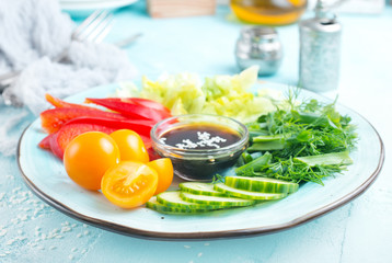 vegetables for salad