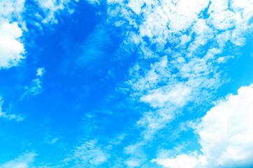 Fototapeta na wymiar Blue Sky cloudy pattern for nature backgrounds