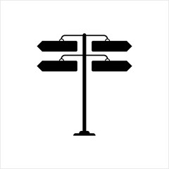 Signpost Icon, Sign Post Icon