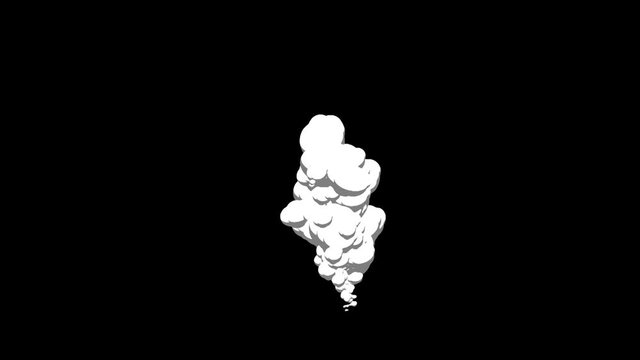 2d Cartoon FX Pack, 19 Smoke Elements with glow