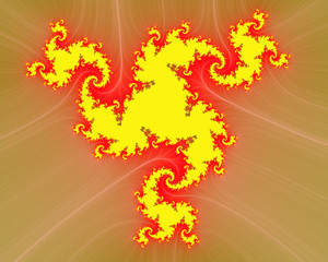 Red yellow dragon background