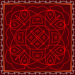 Folk, Tribal Design, Motif, Wall Painting