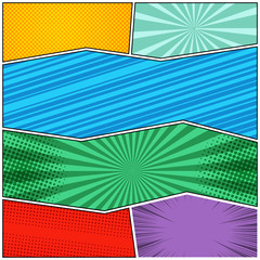 Comic abstract concept