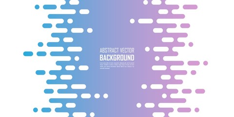 Rounded lines background. Blue, pink, white abstract background.