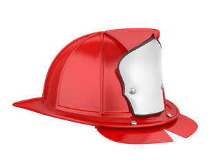 Firefighter Helmet Isolated