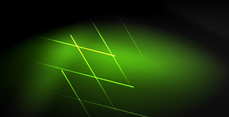 Neon color abstract lines