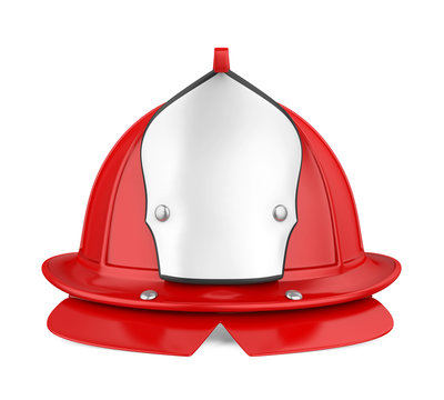 Firefighter Helmet Isolated