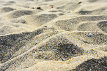 Summer beach background. Sand and sea