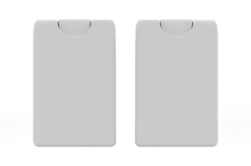 Perfume Tester Mock-up Template On Isolated White Background, Ready Pocket Perfume Mock-up For Your Design. 3D Illustration