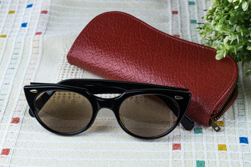 Brille mit Etui
