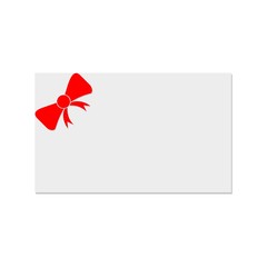 Gift Card Template with Bow and Ribbon