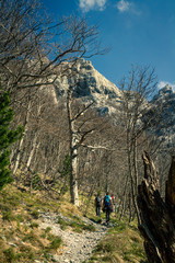 Piesza wycieczka w górach Velebit w Chorwacji