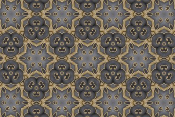 golden abstract background pattern textured, lines and symmetrical shapes